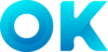 Blue/Aqua "OK" logo